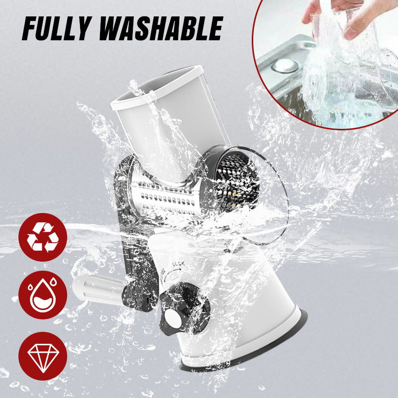🔥 2025 Kitchen Sale 50% OFF🔥 Multifunctional Manual Rotary Grater & Chopper 🚀🥕