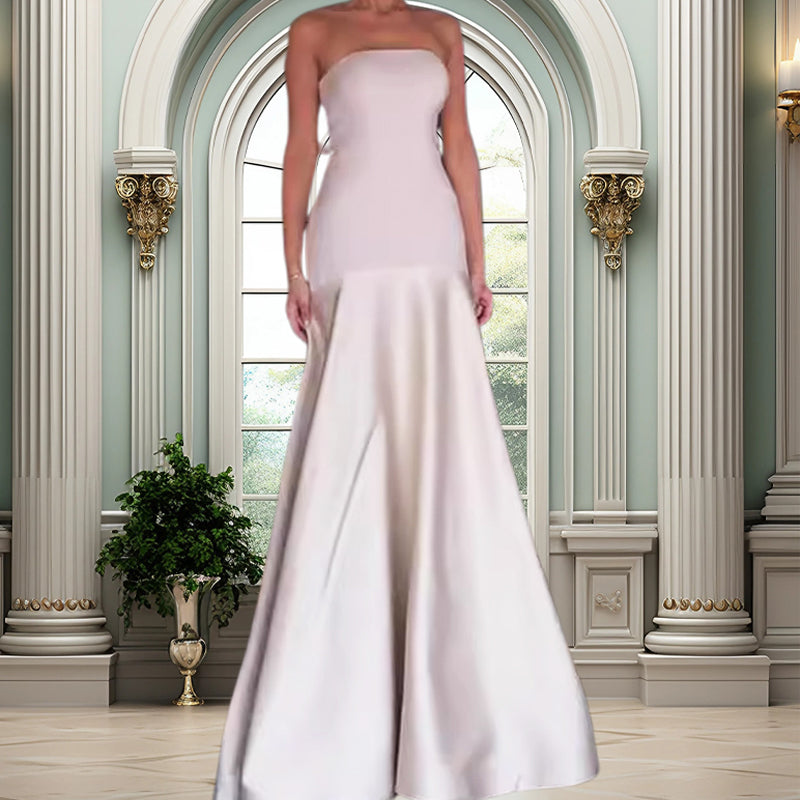 💃Elegant Off-Shoulder A-Line Long Dress