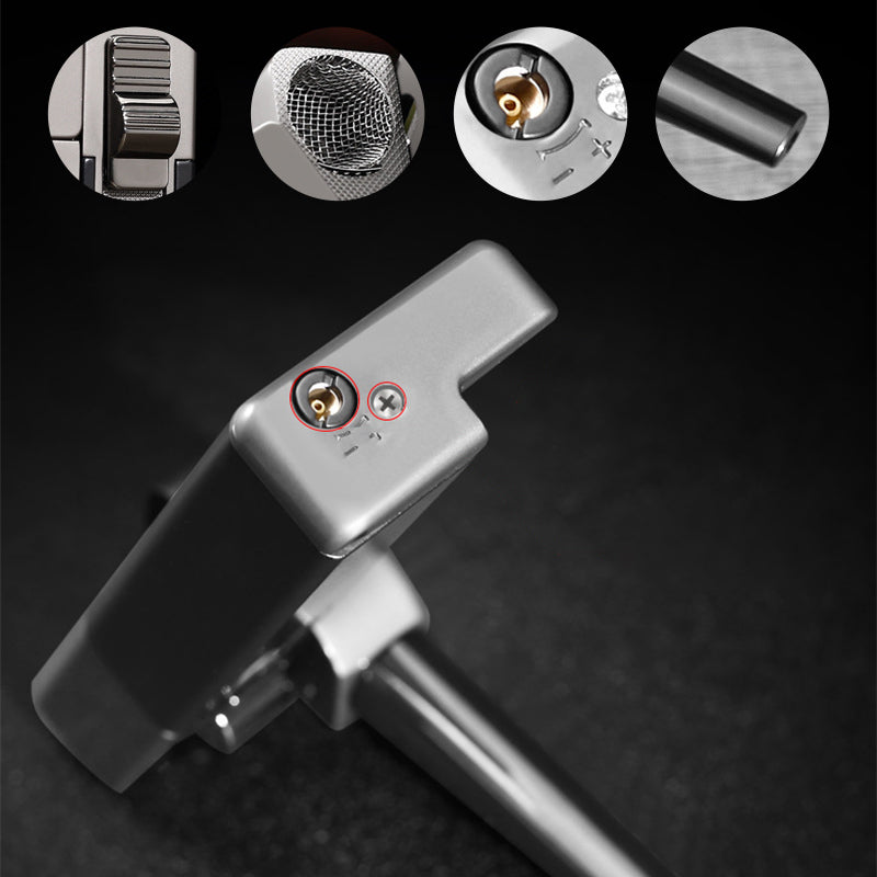 🎉Limited Time Offer💥Slant Flame Inflatable tobacco Pipe Dual Purpose Lighter