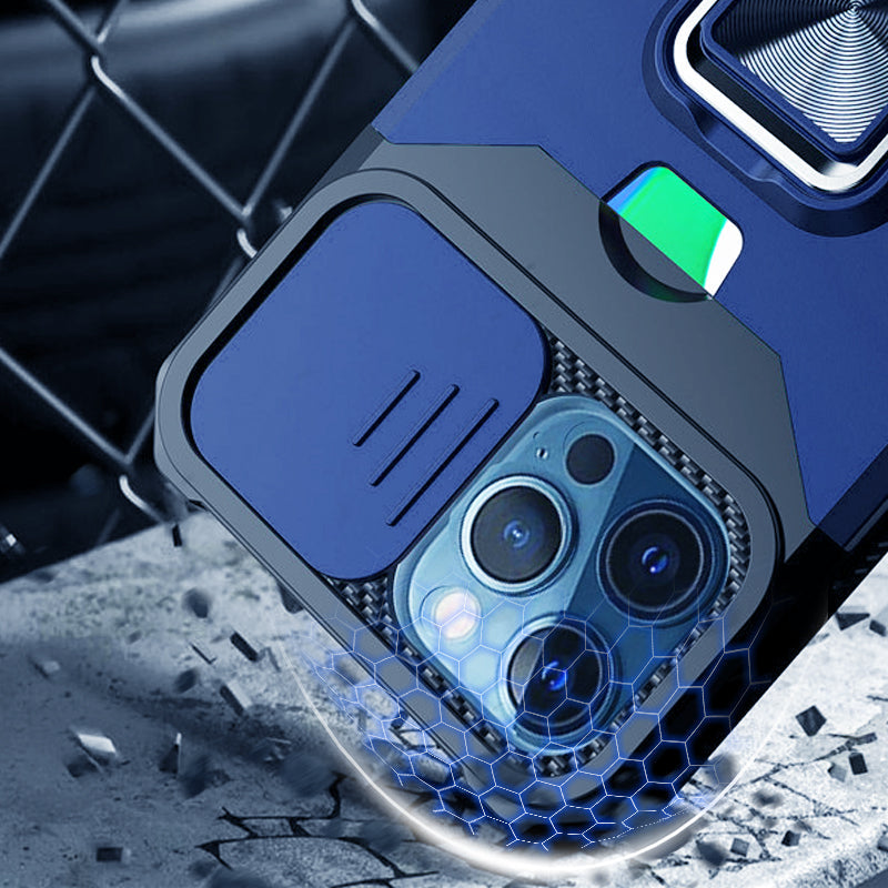 Shockproof Phone Case with Sliding Camera Cover