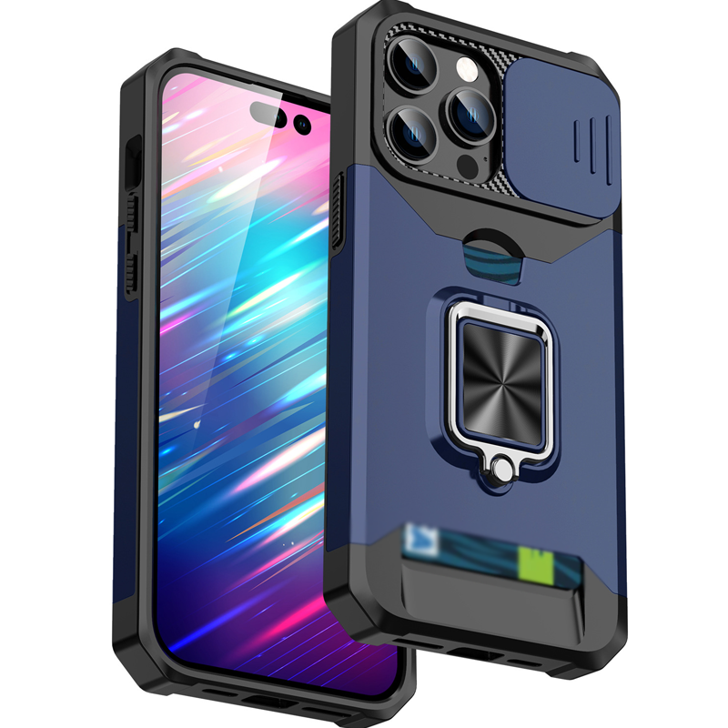 Shockproof Phone Case with Sliding Camera Cover