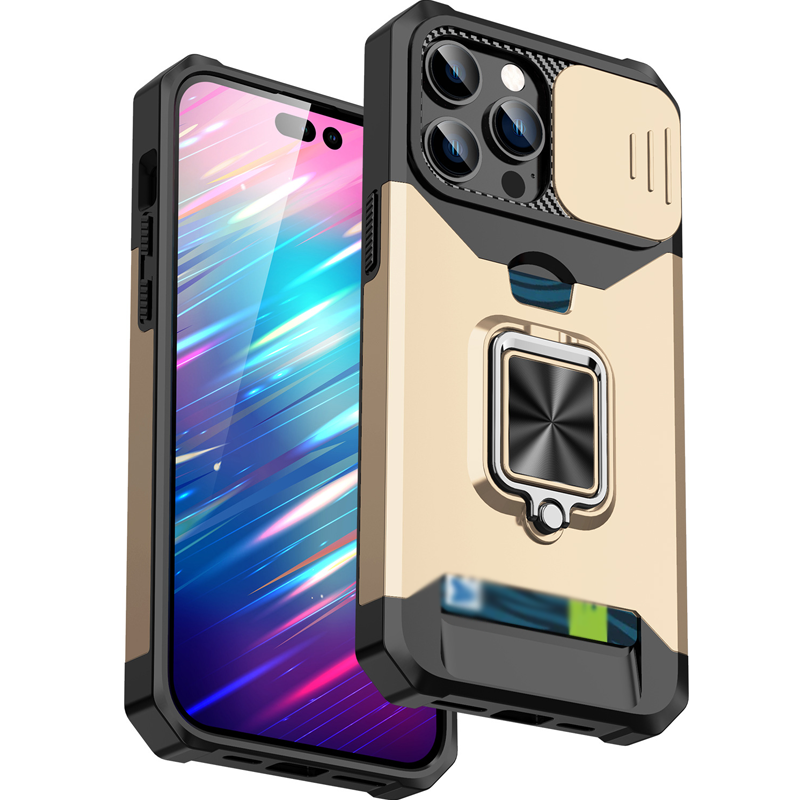 Shockproof Phone Case with Sliding Camera Cover