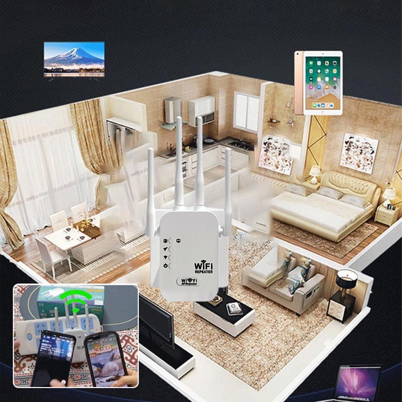 🎁LIMITED SALE 49% OFF🚀No more dead zones! 📶 2.4GHz & 5GHz Dual-Band Wireless Router Signal Amplifier