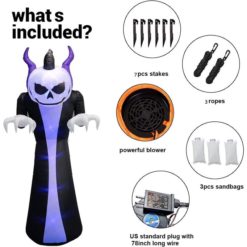 Spooky Early Bird Deals 12FT Giant Inflatable Grim Reaper